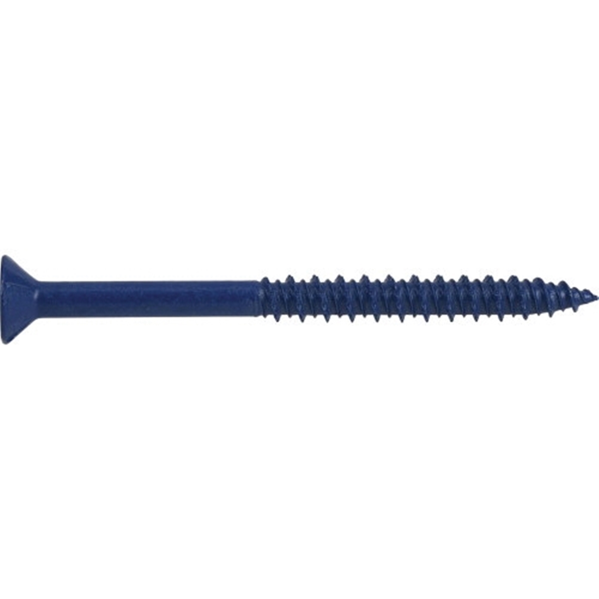 Power Pro 377265 Concrete Screw Anchor, 1/4 in Dia, 3-1/4 in L, Carbon Steel, Epoxy-Coated, 10/PK