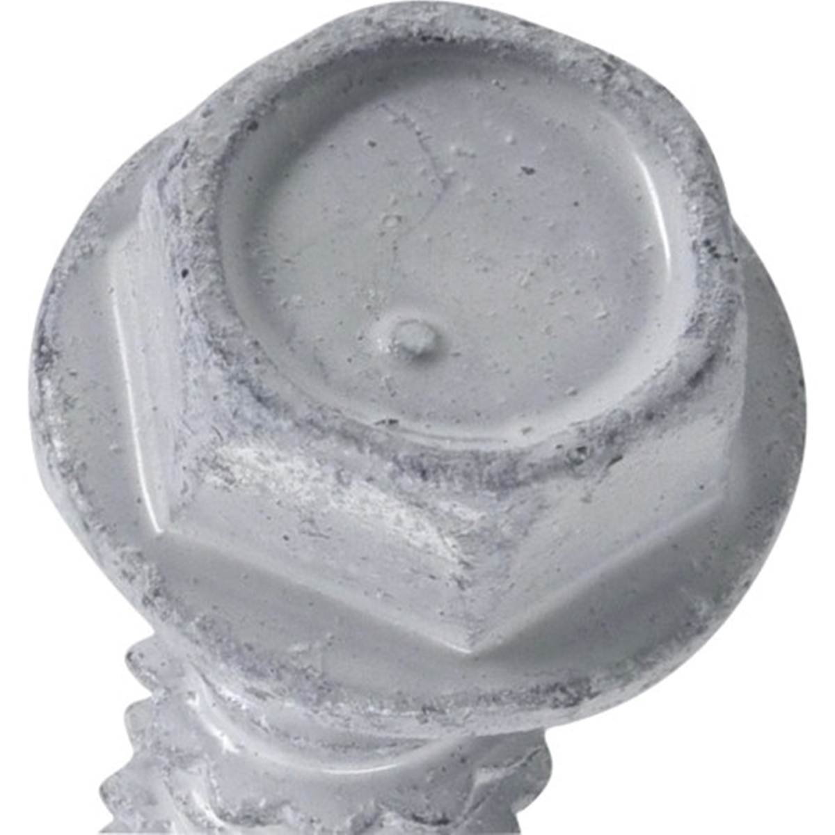Power Pro 377305 Concrete Screw Anchor, 1/4 in Dia, 1-1/4 in L, Carbon Steel, Epoxy-Coated, White, 25/PK