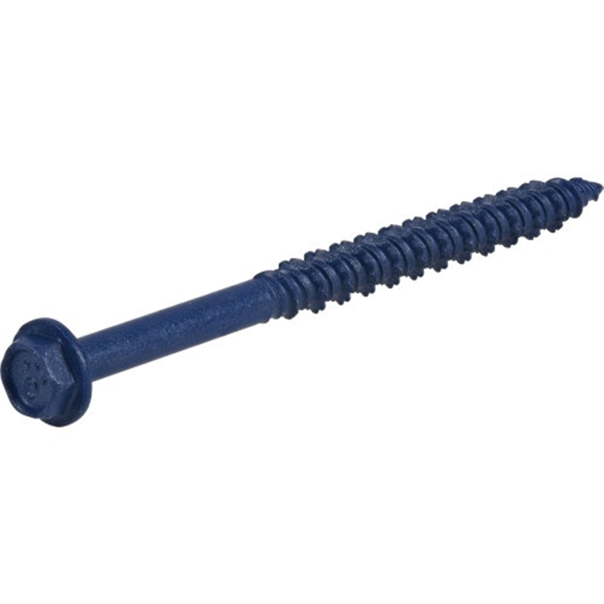 376503 Concrete Screw Anchor, 3/16 in Dia, 2-3/4 in L, Carbon Steel, Epoxy-Coated, 100/PK
