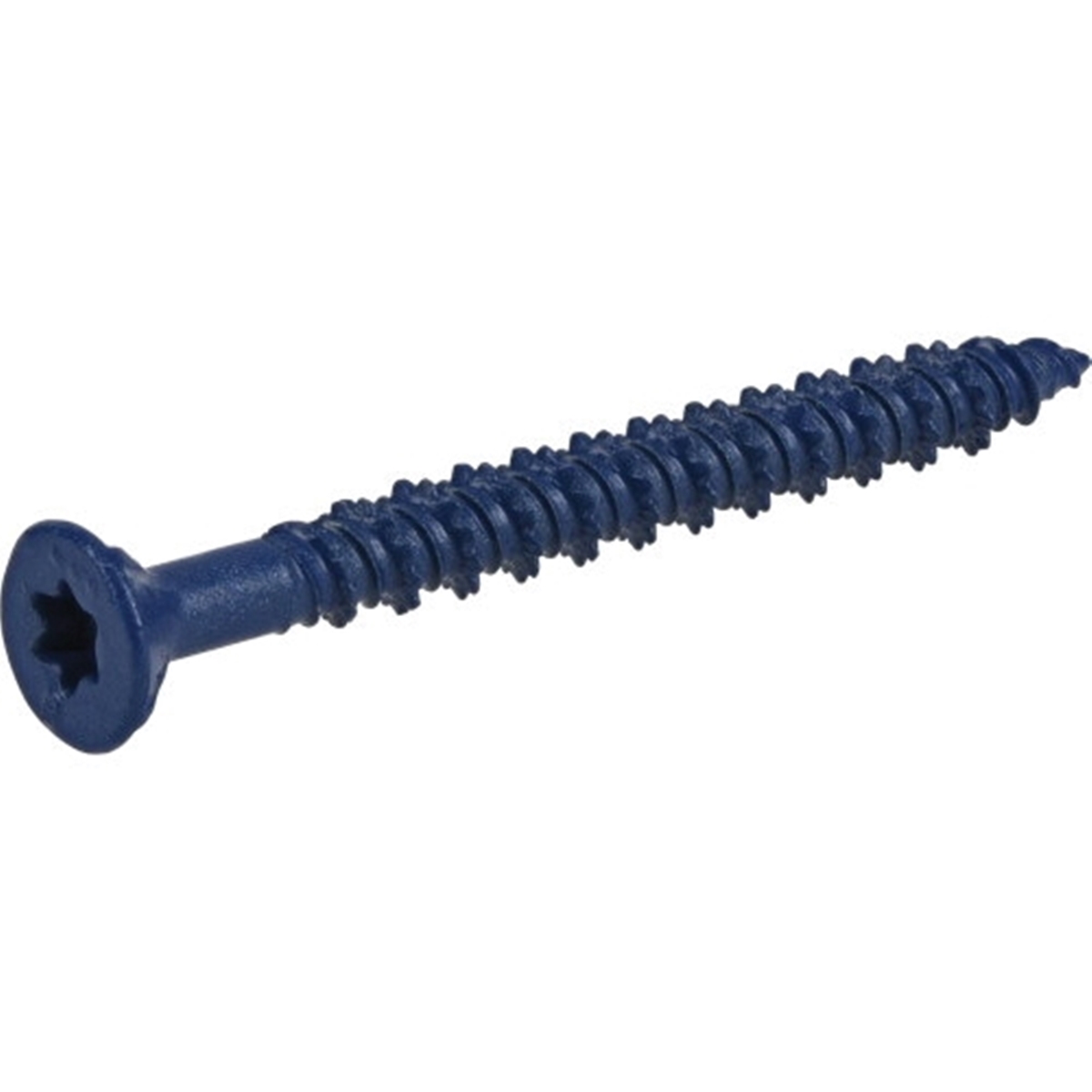 376524 Concrete Screw Anchor, 3/16 in Dia, 2-1/4 in L, Carbon Steel, Epoxy-Coated, 100/PK