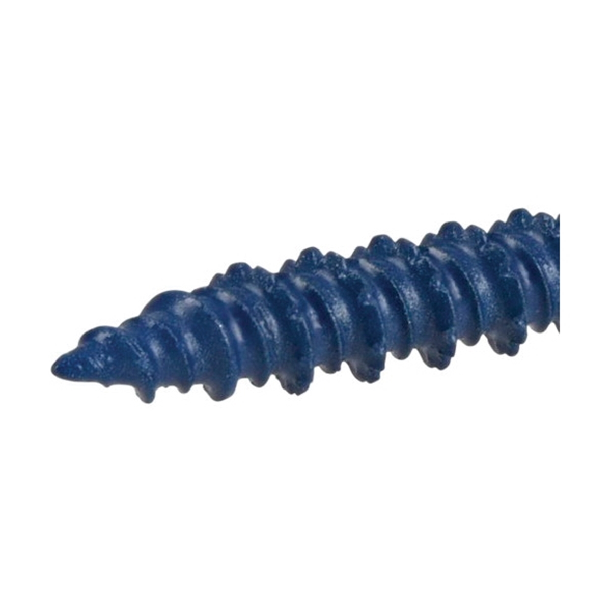 Concrete Screw Anchor, Power Pro, Blue, Star-Drive, Flat-Head, 3/16 in x 4 in - 2