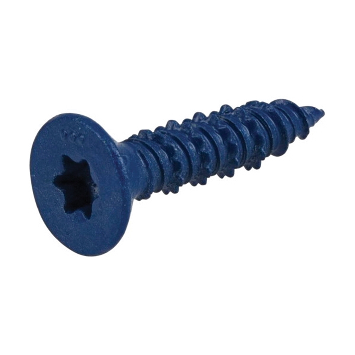 376530 Concrete Screw Anchor, 1/4 in Dia, 1-1/4 in L, Carbon Steel, Epoxy-Coated, 100/PK