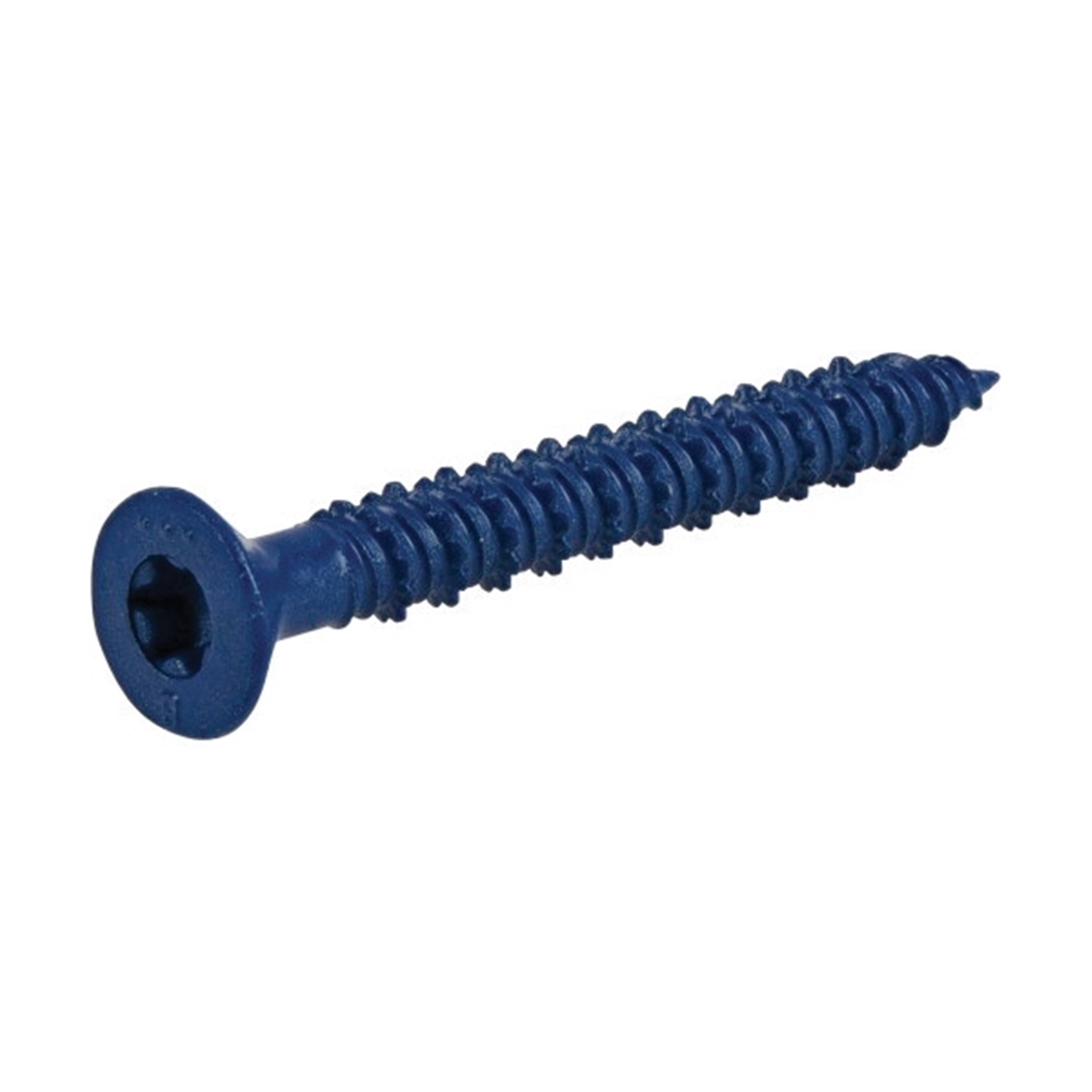 376532 Concrete Screw Anchor, 1/4 in Dia, 2-1/4 in L, Carbon Steel, Epoxy-Coated, 100/PK