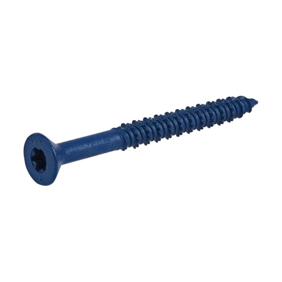 376533 Concrete Screw Anchor, 1/4 in Dia, 2-3/4 in L, Carbon Steel, Epoxy-Coated, 100/PK