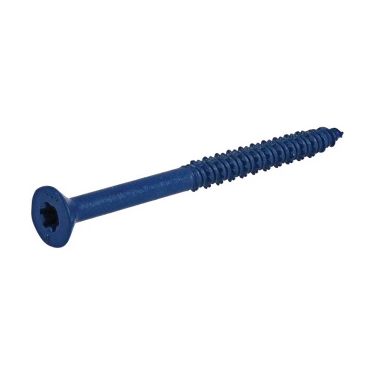 376534 Concrete Screw Anchor, 1/4 in Dia, 3-1/4 in L, Carbon Steel, Epoxy-Coated, 100/PK