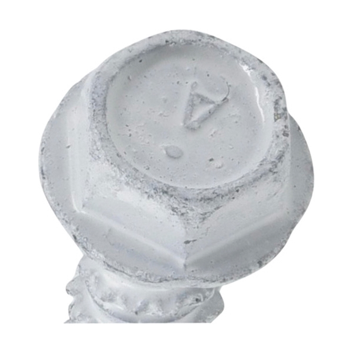 Concrete Screw Anchor, Power Pro, White, Hex-Drive, Washer-Head, 1/4 in x 1-3/4 in - 3