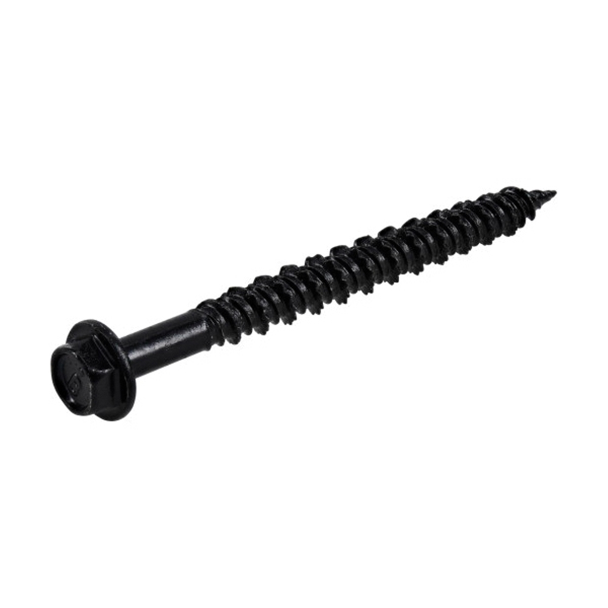 376577 Concrete Screw Anchor, 3/16 in Dia, 2-1/4 in L, Carbon Steel, Epoxy-Coated, 100/PK
