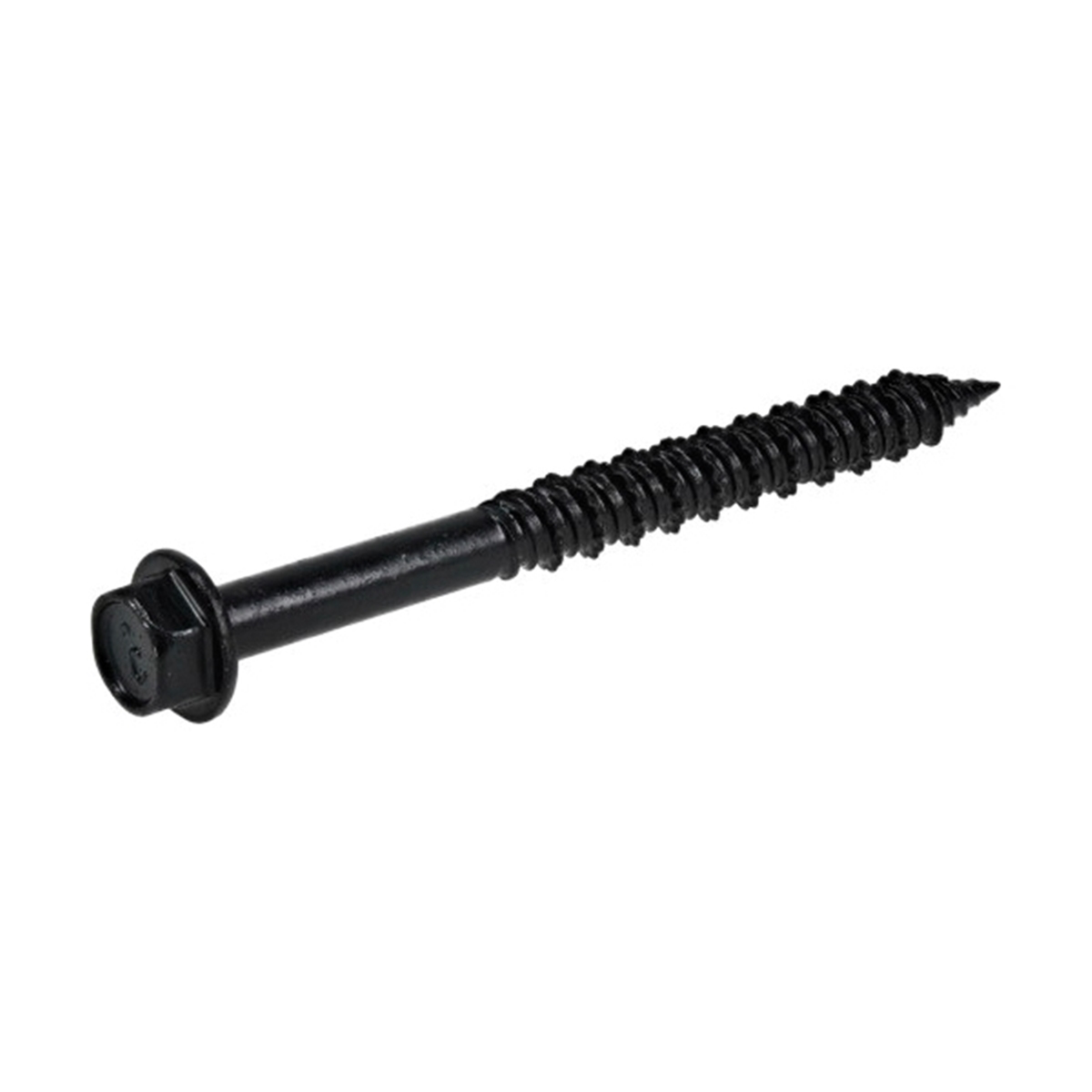 376586 Concrete Screw Anchor, 1/4 in Dia, 2-3/4 in L, Carbon Steel, Epoxy-Coated, 100/PK