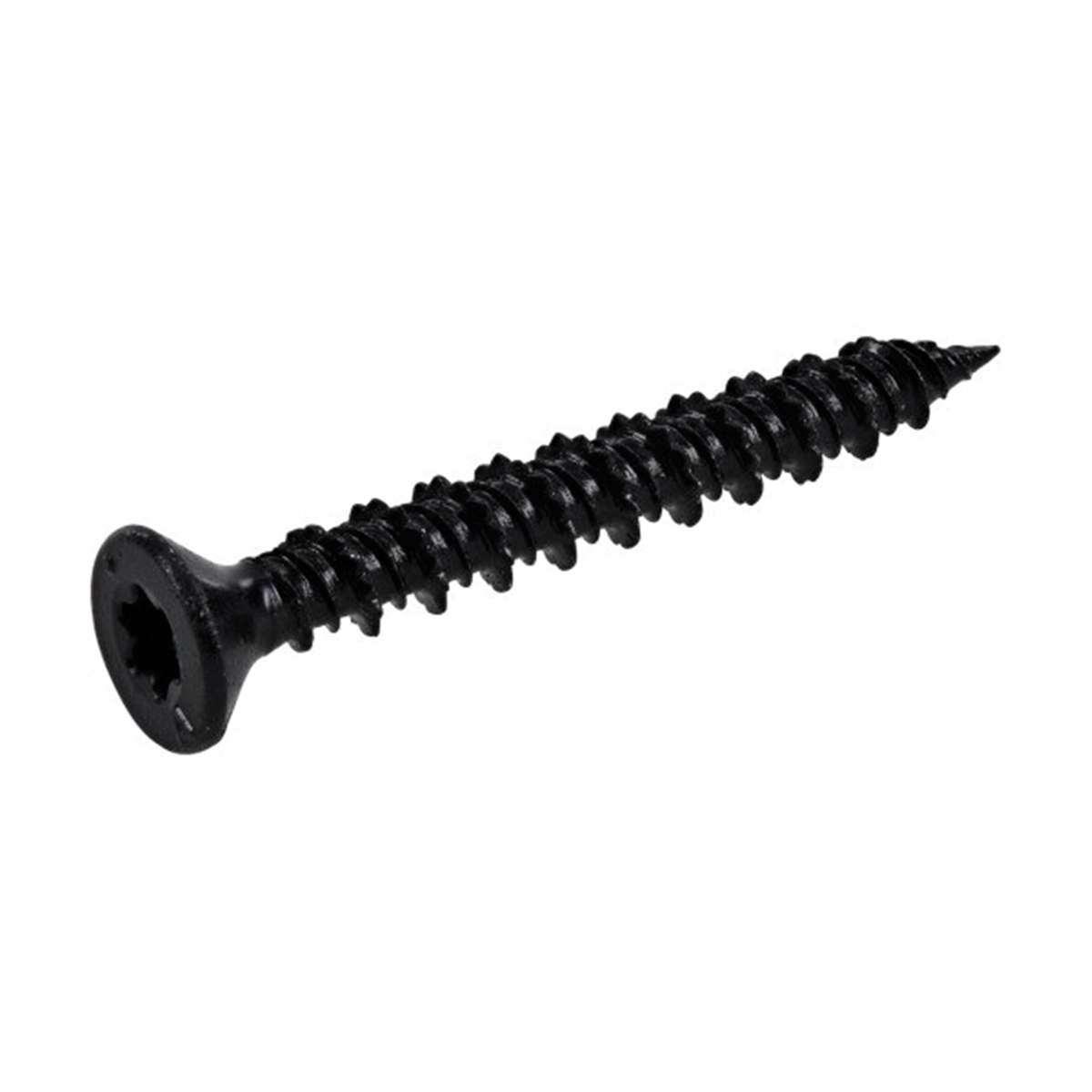 376598 Concrete Screw Anchor, 3/16 in Dia, 1-3/4 in L, Carbon Steel, Epoxy-Coated, 100/PK