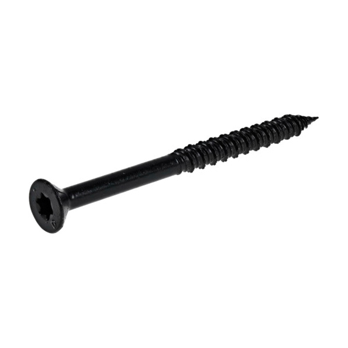 376609 Concrete Screw Anchor, 1/4 in Dia, 3-1/4 in L, Carbon Steel, Epoxy-Coated, 100/PK
