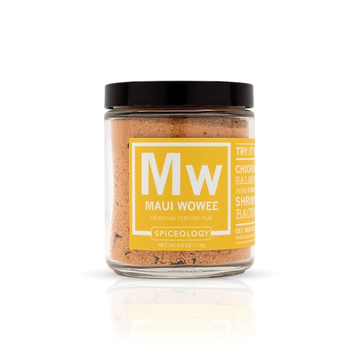 Maui Wowee 10470 Rub, Hawaiian Teriyaki, 4 oz Jar