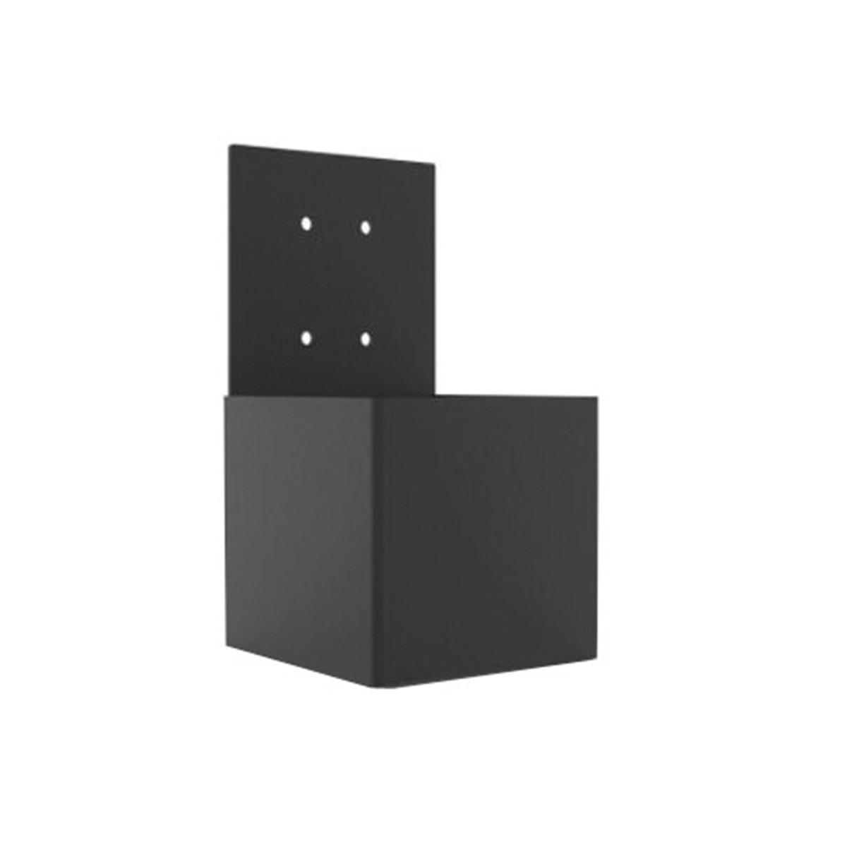 Toja Grid G031062MB1 Pergola Post Wall and Railing Bracket, Steel, For: 6 x 6 in Wood Posts