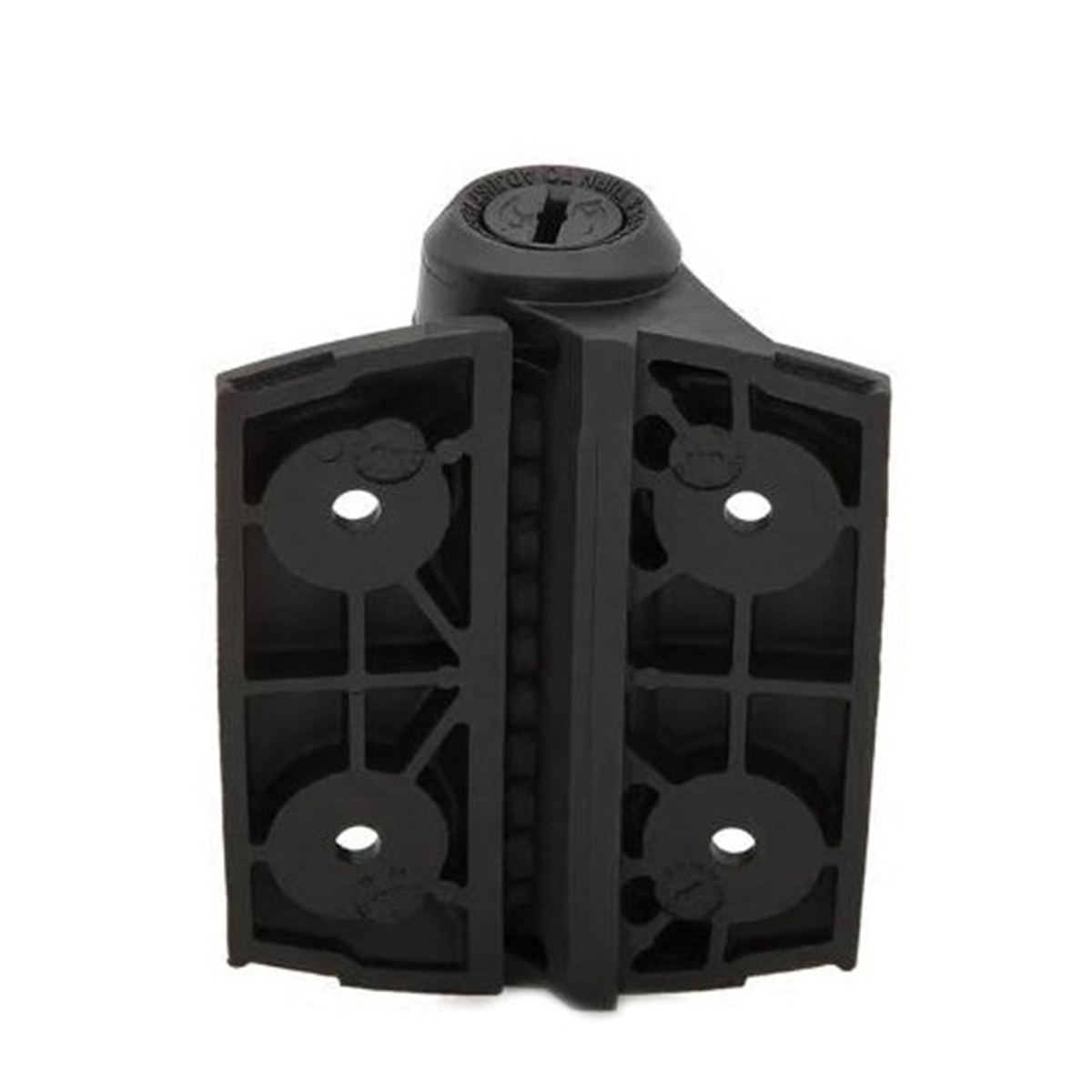 Narrow Spring T-Hinge, National Hardware, Polymer/Stainless Steel, Black, 55 lb - 2