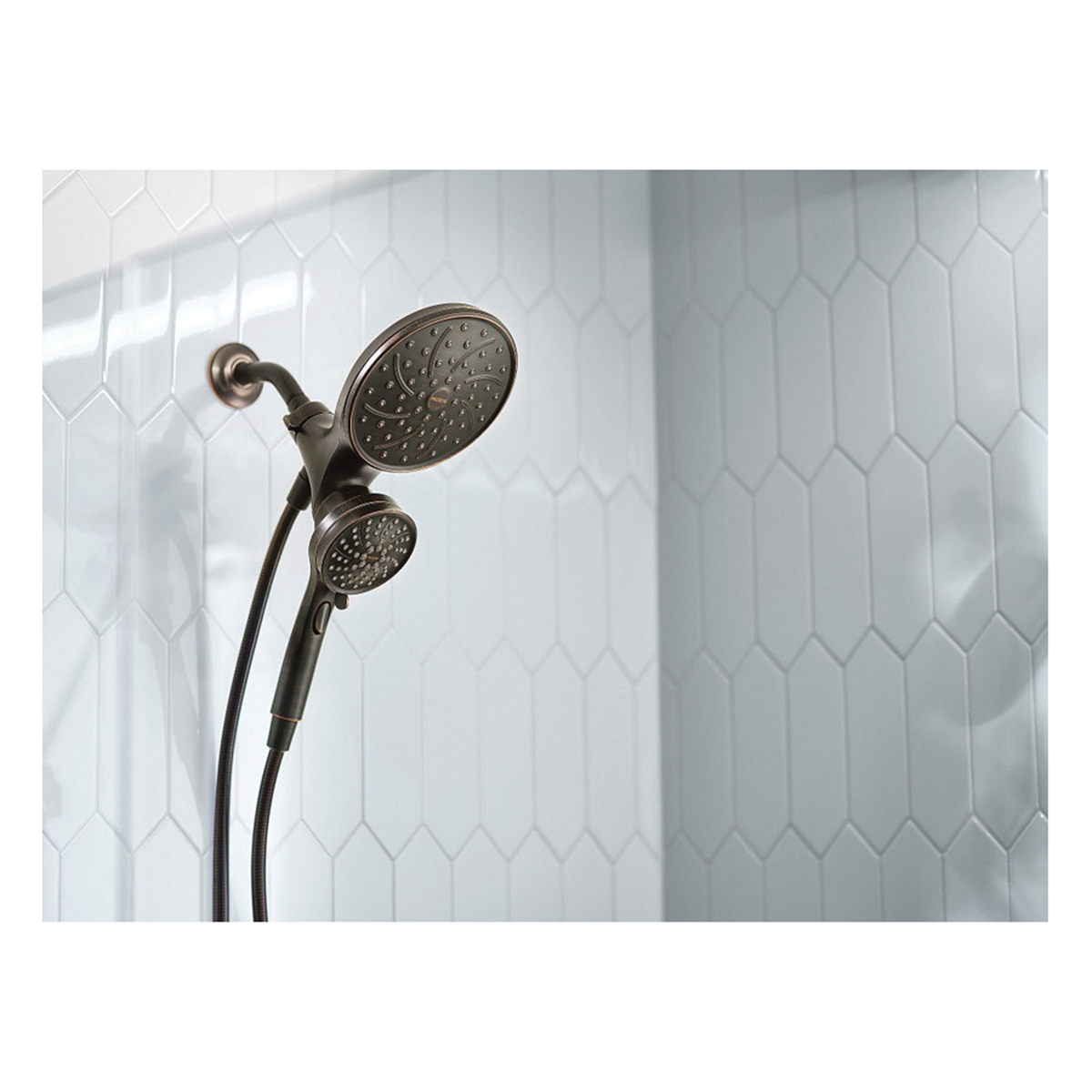 Brecklyn Shower Faucet with Handshower, Moen, Mediterranean Bronze - 4