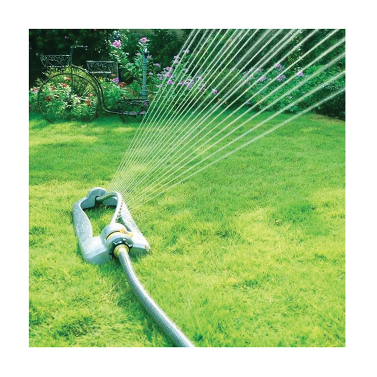 Turbo Sprinkler, Melnor, 4000 sq-ft, Oscillating, Rectangular, Metal - 3