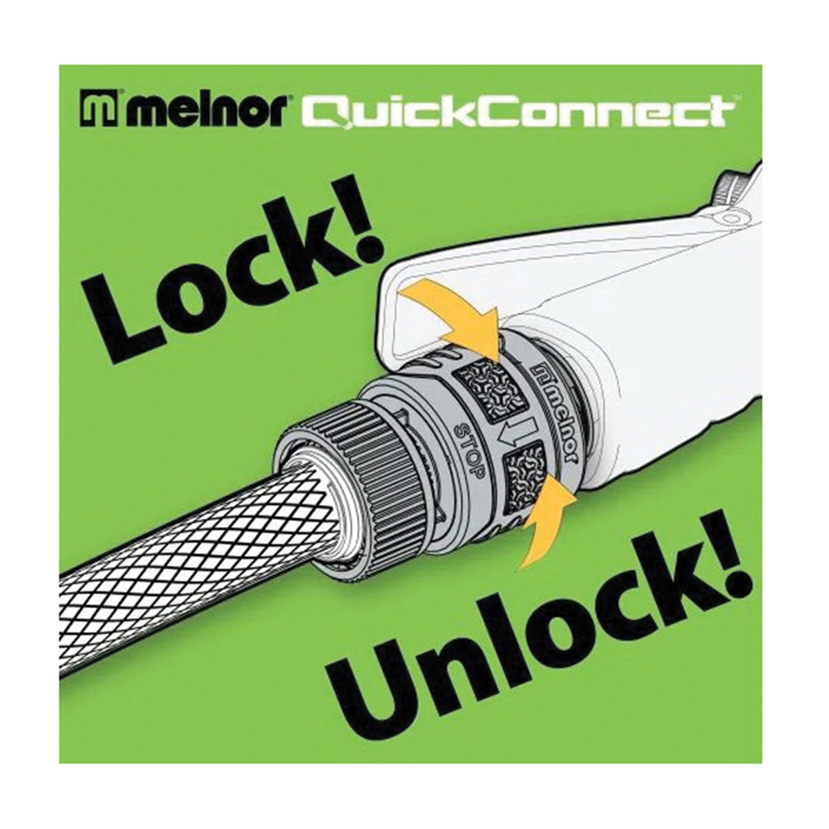 Quickconnect, 2-Piece Starter Set, Melnor, Plastic - 3