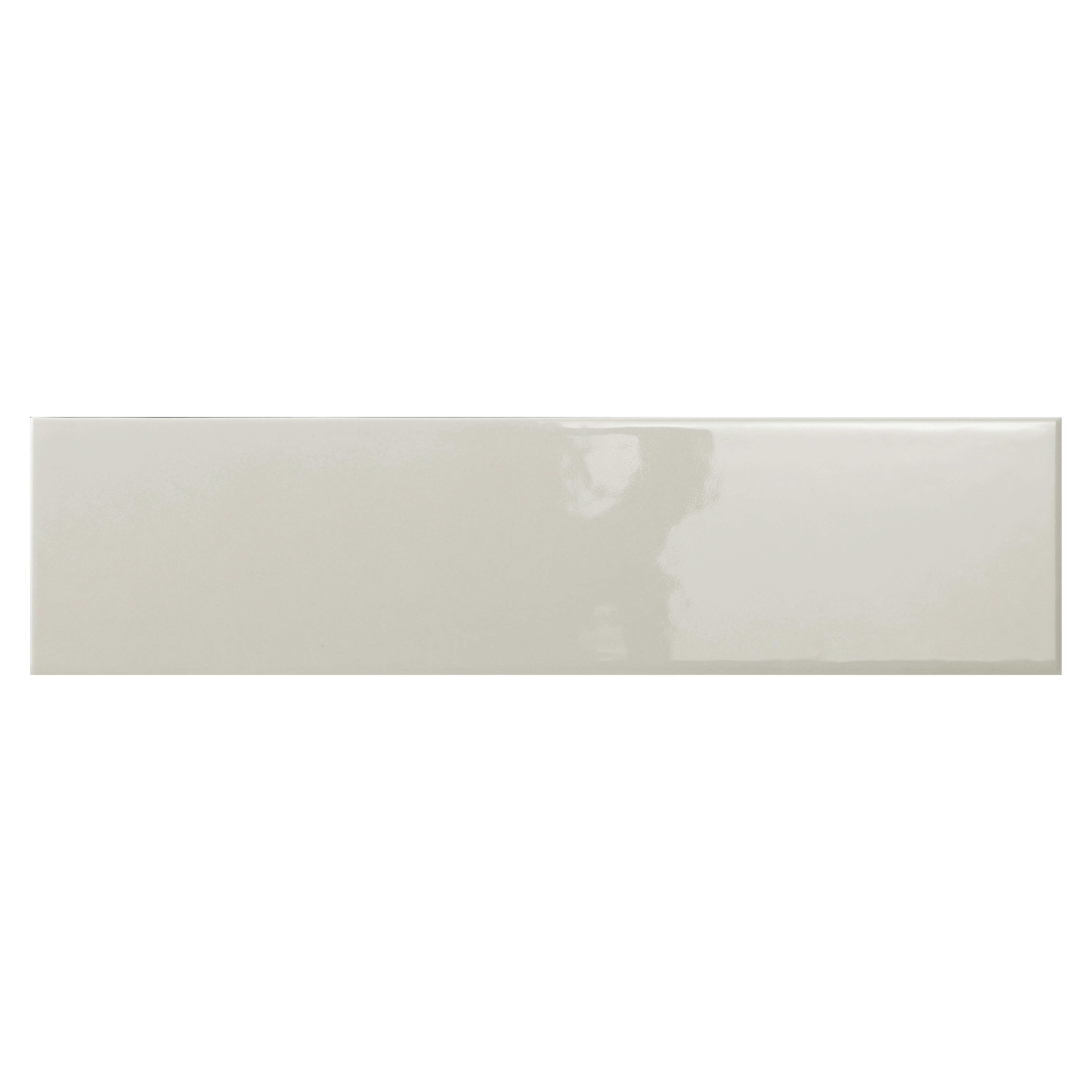 Catch F14CATCFA0416P Wall Tile, 4 in L Tile, 16 in W Tile, Pressed Edge, Ceramic, Fawn, Glazed/Gloss
