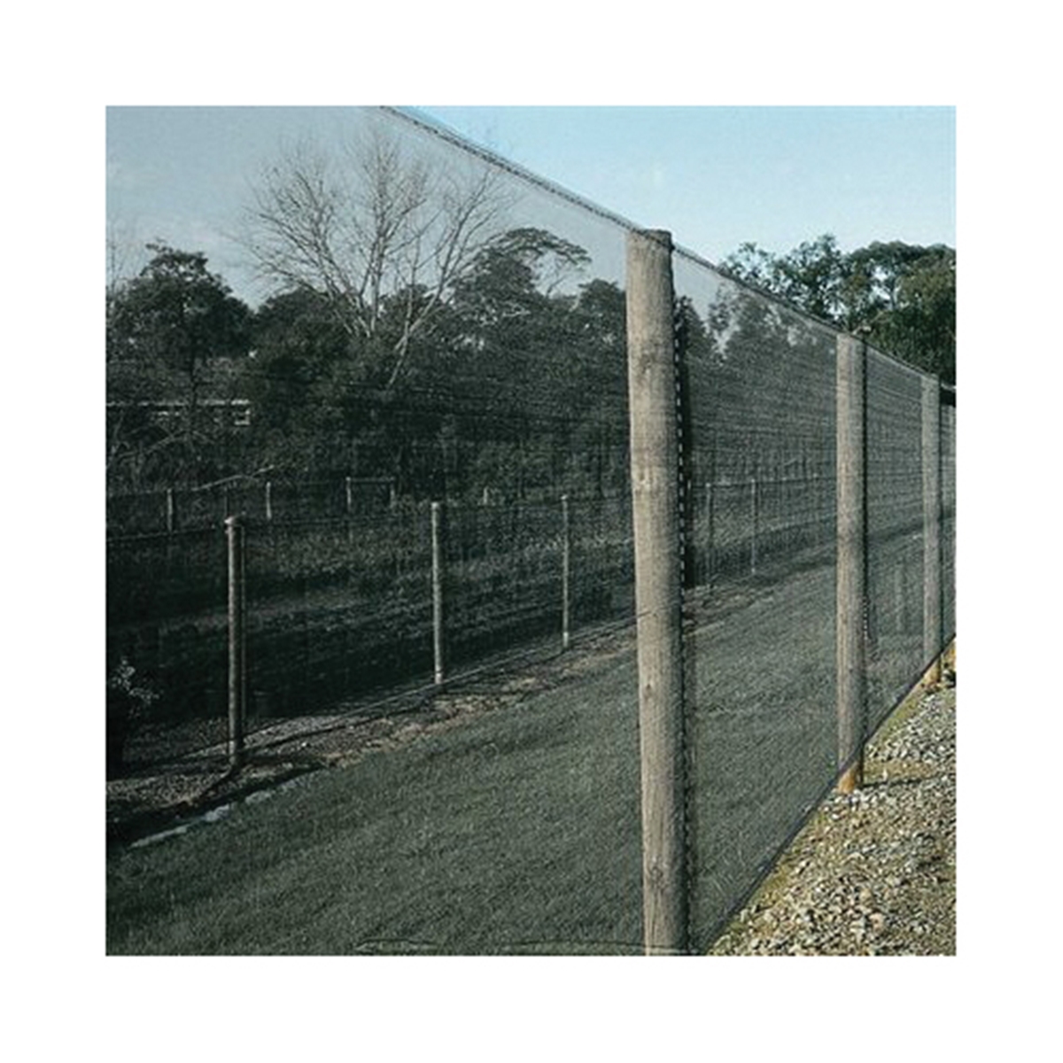 Shade Cloth, Coolaroo, 6 ft W, Black, Sold by the Foot - 4