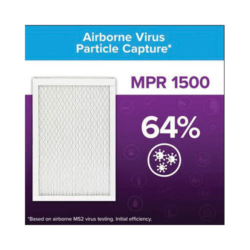 Filtrete 2044DC-6 Ultra Allergen Reduction Filter, 36 in L, 14 in W, 12 MERV, 90 % Filter Efficiency - 3