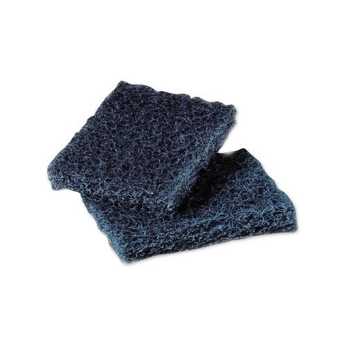 88HD-2-6 Industrial Strength Scouring Pad, Fiber/Mineral/Resin Abrasive, 5 in L, 3-1/2 in W, Dark Blue