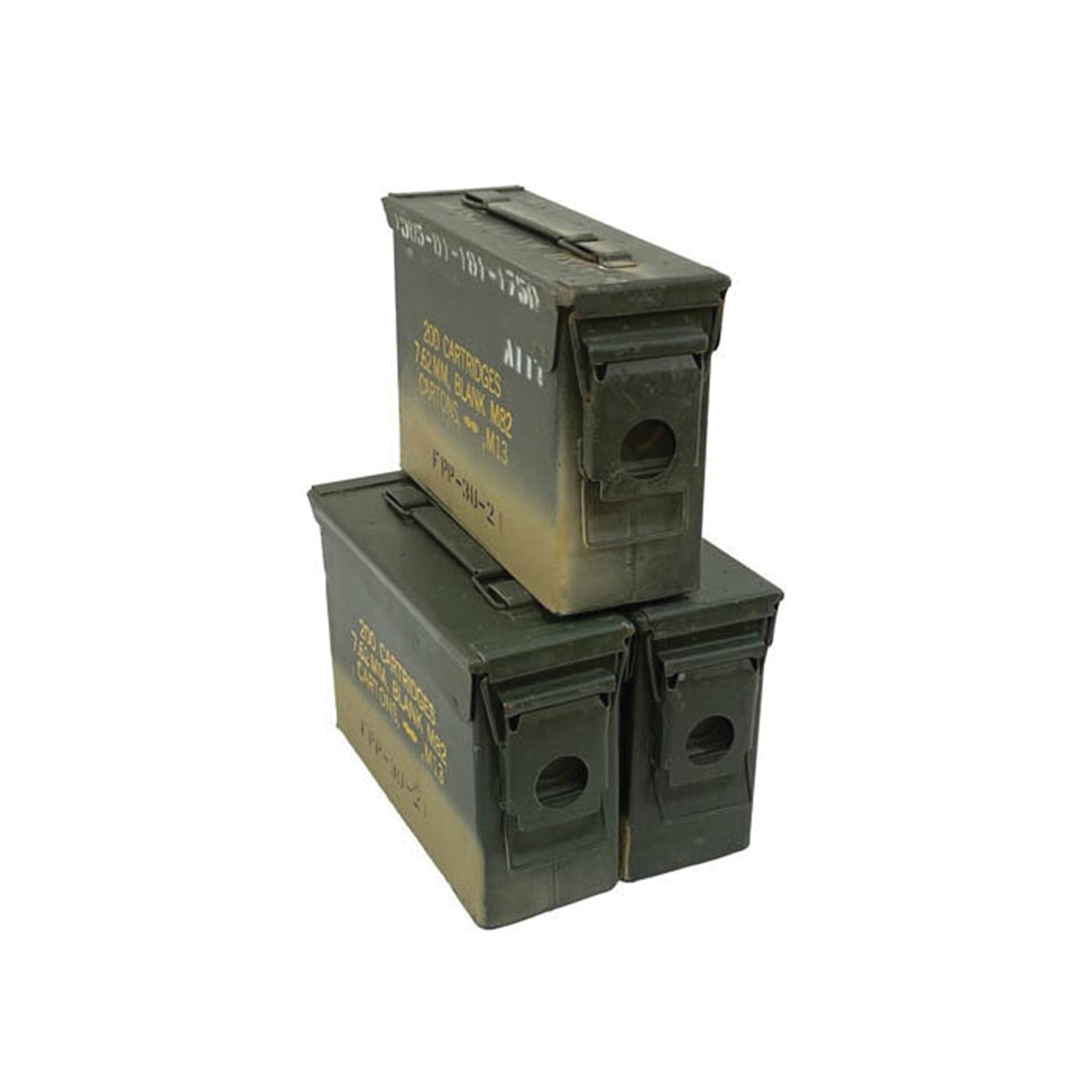 Ammo Can Man Surplus Series 30CAL-GRADE2 Ammo Can, 10 in L, 3-1/2 in W, 7 in H, 5052 Aluminum/Rubber/SUS304 Carbon Steel - 2