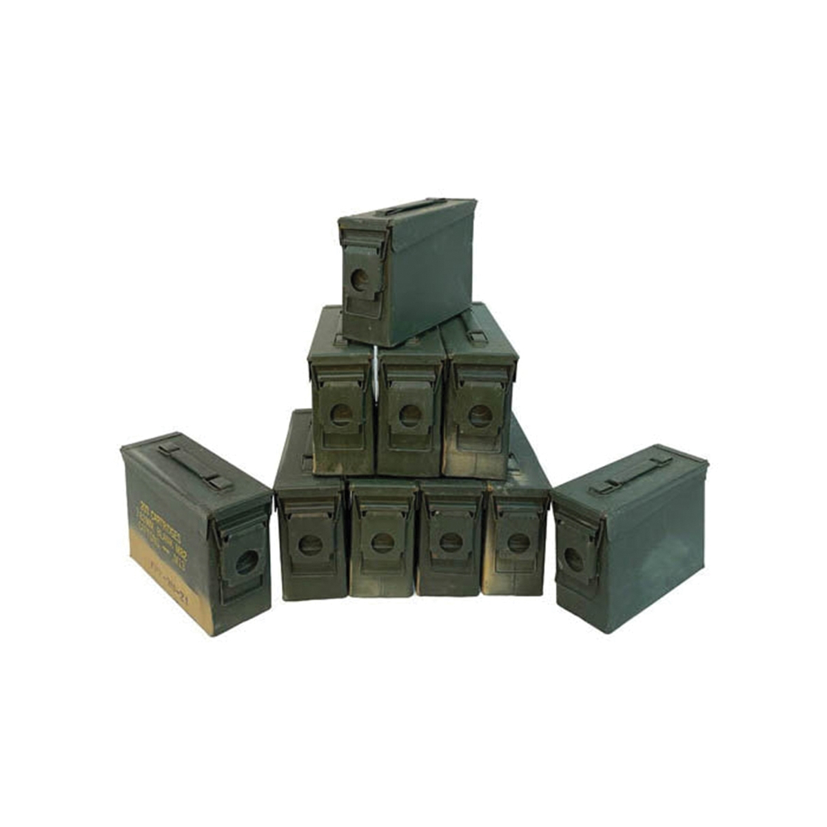 Ammo Can Man Surplus Series 30CAL-GRADE2 Ammo Can, 10 in L, 3-1/2 in W, 7 in H, 5052 Aluminum/Rubber/SUS304 Carbon Steel - 3