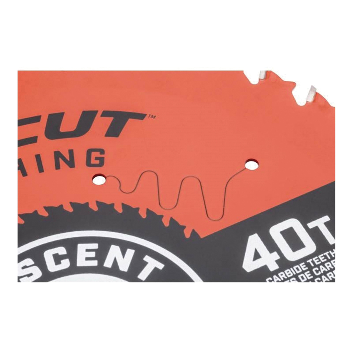Crescent FineCut CSBFN-740-10 Circular Saw Blade, 7-1/4 in Dia, 40-Teeth, Carbide Cutting Edge - 3