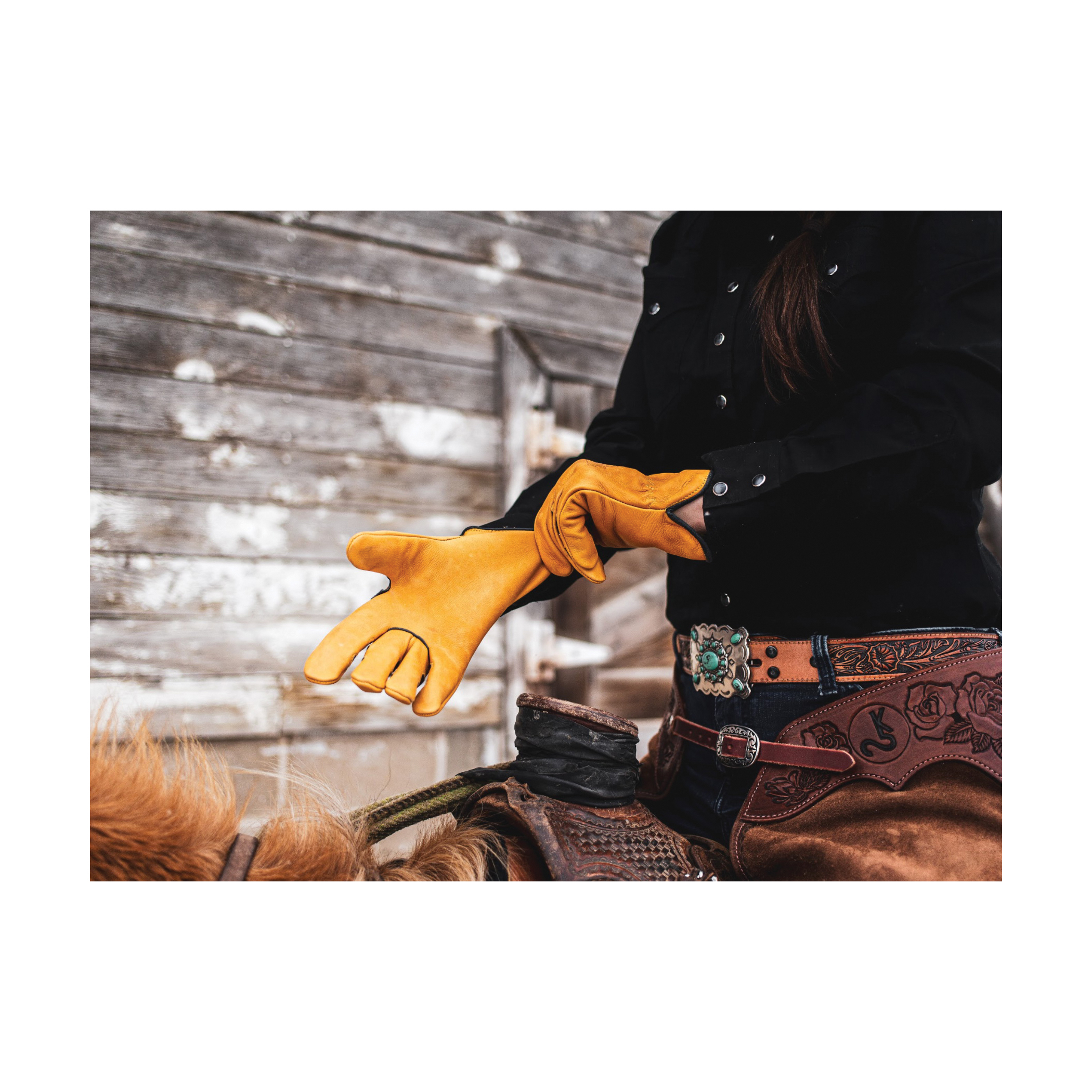 Cowhide Leather Driver Gloves, Bear Knuckles, Men's, Extra-Small, Yellow - 5