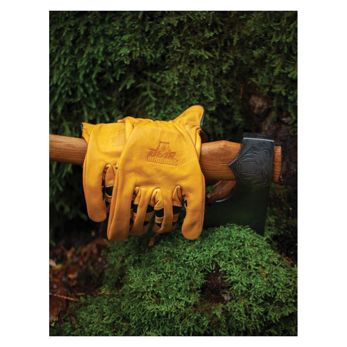 Bear Knuckles D367-2XL Gloves, 2XL, Wing Thumb, Shirred Elastic Cuff, Cowhide Leather - 4