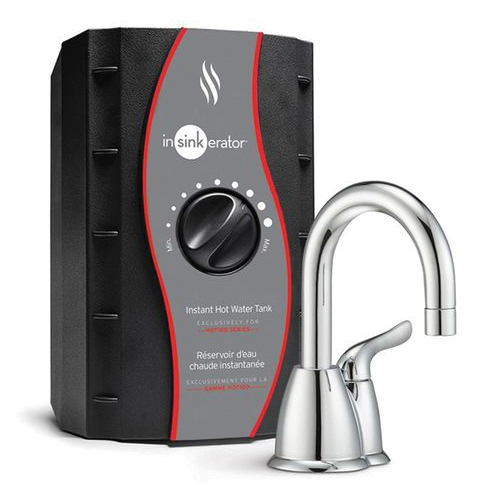 InSinkErator H-HOT150C-SS Instant Hot Water Dispenser System Faucet, 2/3 gal Tank, Metal/Plastic/Stainless Steel, Chrome - 2