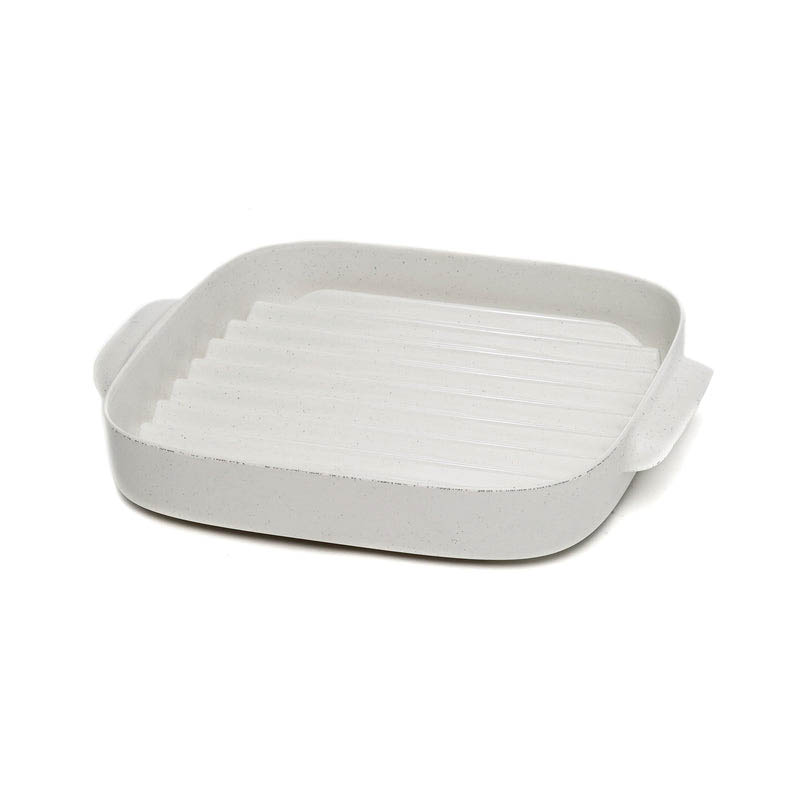 EMWWH-3522 Microwave Bacon Cooker Rack, White, Dishwasher Safe: Yes