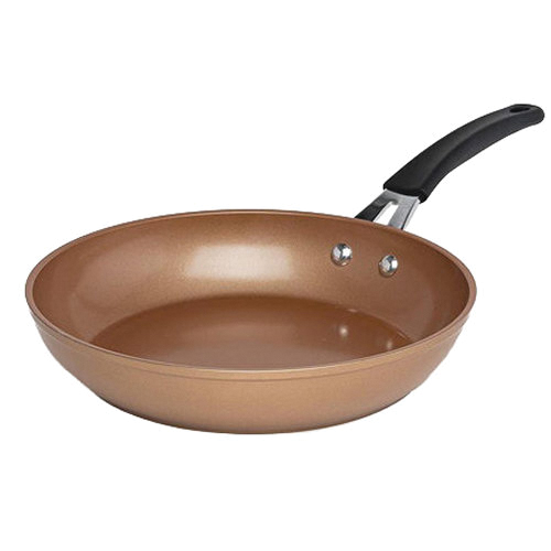 Endure Titanium Guard Series EUCP-5124 Frying Pan, 9-1/2 in Dia, Aluminum/Stainless Steel, Copper, Round