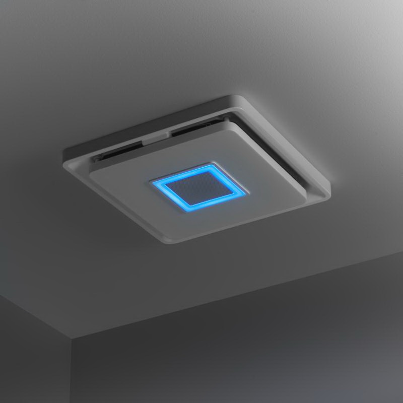 Bath Fan with Bluetooth Speakers and LED Lights, Homewerks, 110 cfm - 4