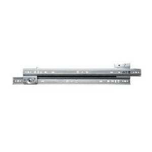 KV True-Trac 1300P ZC 26 Extension Drawer Slide, 75 lb, Side Mounting, 26 in L Rail, 1 to 1-1/16 in W Rail, Zinc