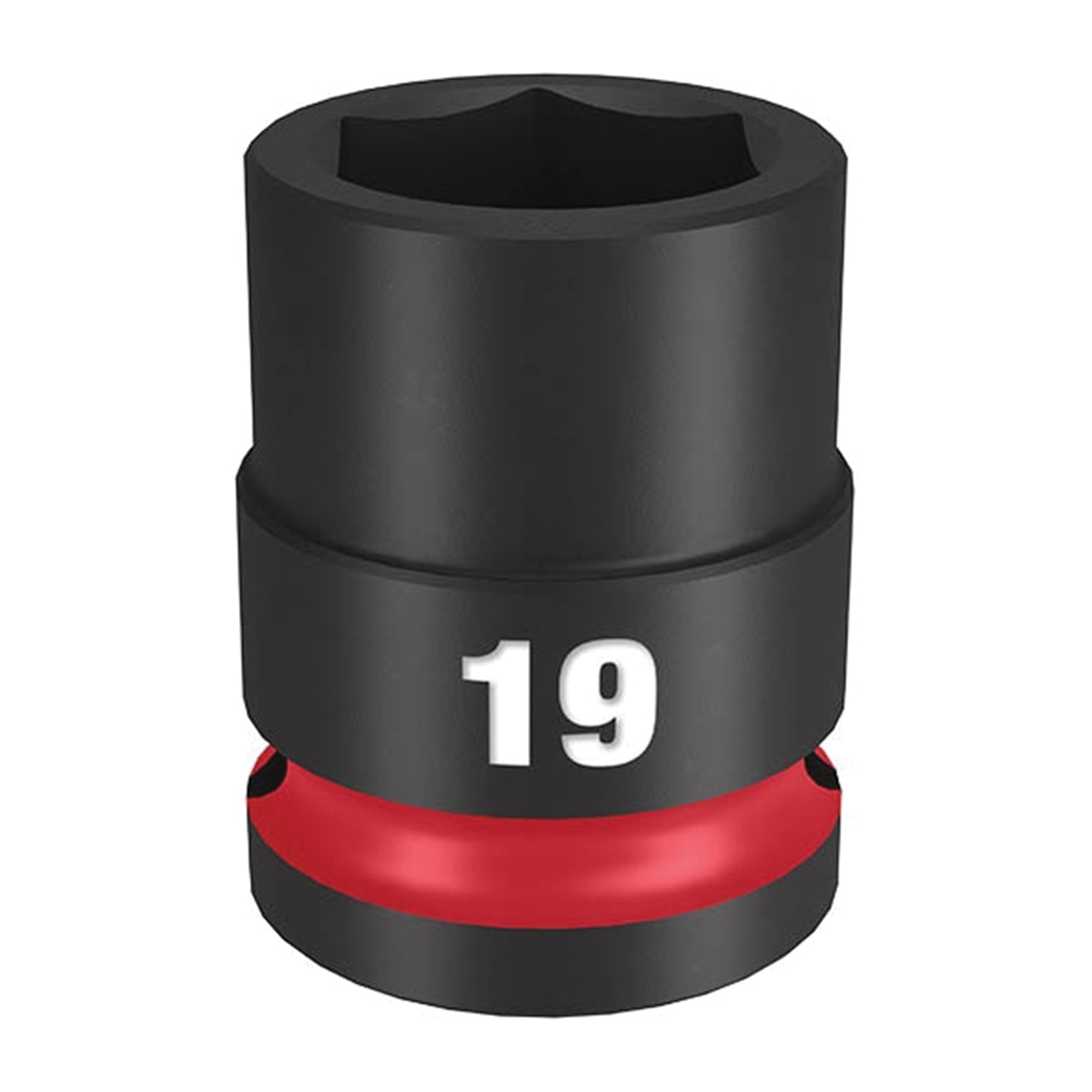 SHOCKWAVE Impact Duty Series 49-66-6251 Shallow Impact Socket, 19 mm Socket, 1/2 in Drive, Square Drive