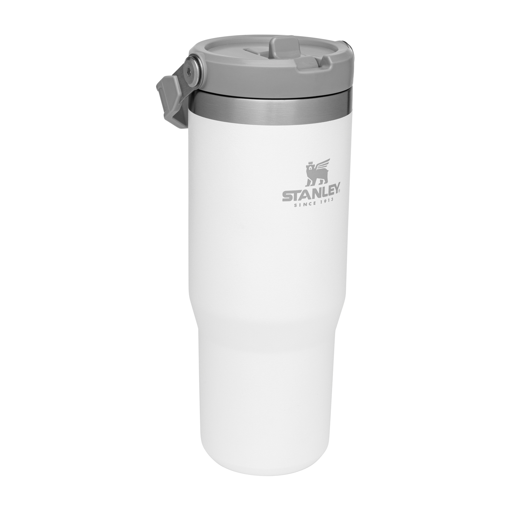 Stanley Iceflow Flip Straw Tumbler, Stanley 1913, 30 oz, Leak-Proof Lid, Stainless Steel, Polar - 4