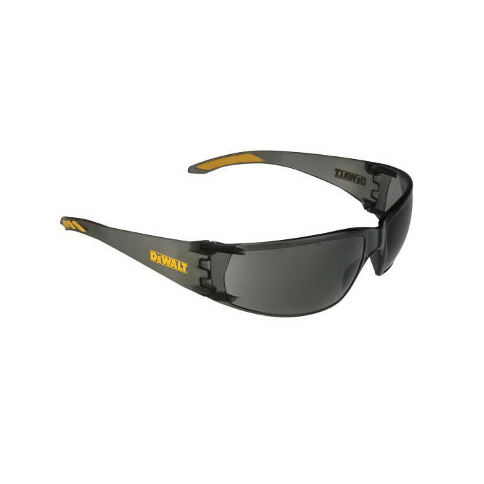 DeWALT Rotex DPG103-2C Safety Glasses, Polycarbonate Lens, Smoke Frame, Smoke Lens, UV Protection: 99.9 % - 1