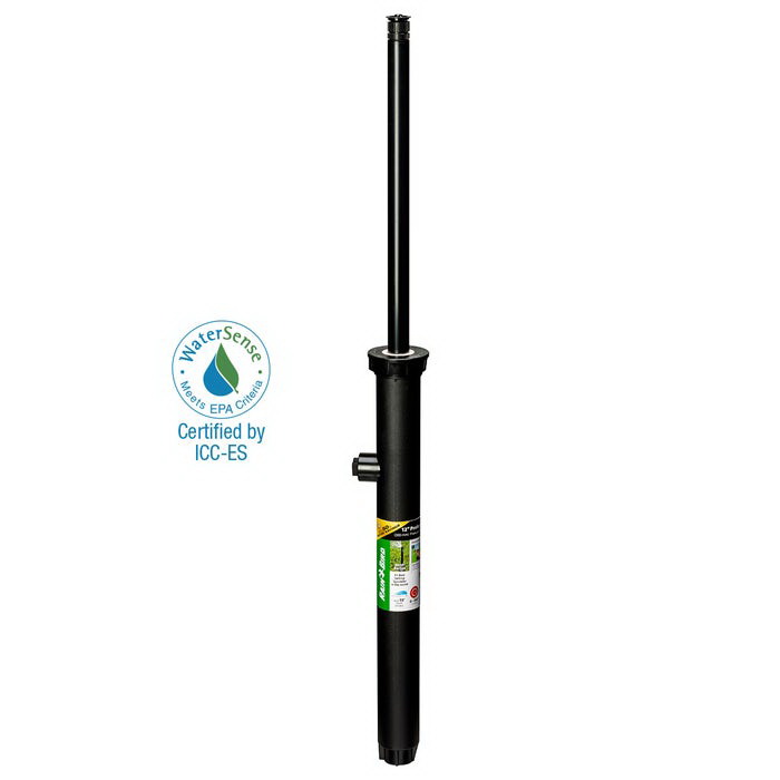 Pop-Up Spray Head, Rain Bird, 1/2 in Connection, NPT, 12 in H Pop-Up, 15 ft, Adjustable Arc Nozzle - 2