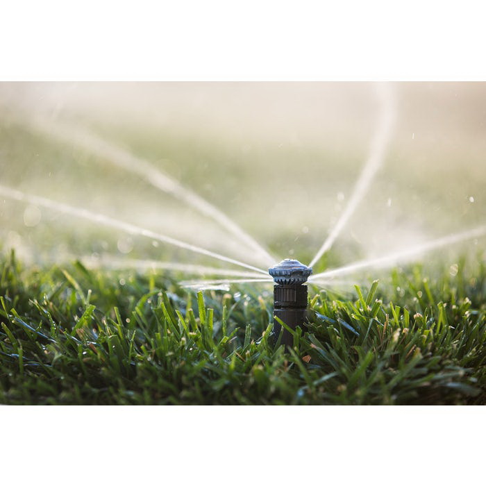 Mini Pop-Up Rotor Sprinkler, Rain Bird, 1/2 in Connection, NPT, 4 in H Pop-Up, 8 to 14 ft, Adjustable, Plastic - 4