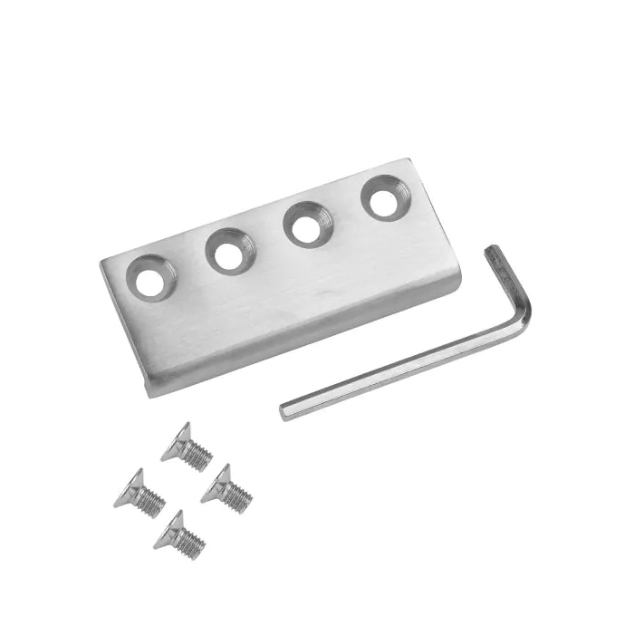 Spectrum Series BD125-SS Track Joiner Kit, 250 lb, Satin Nickel