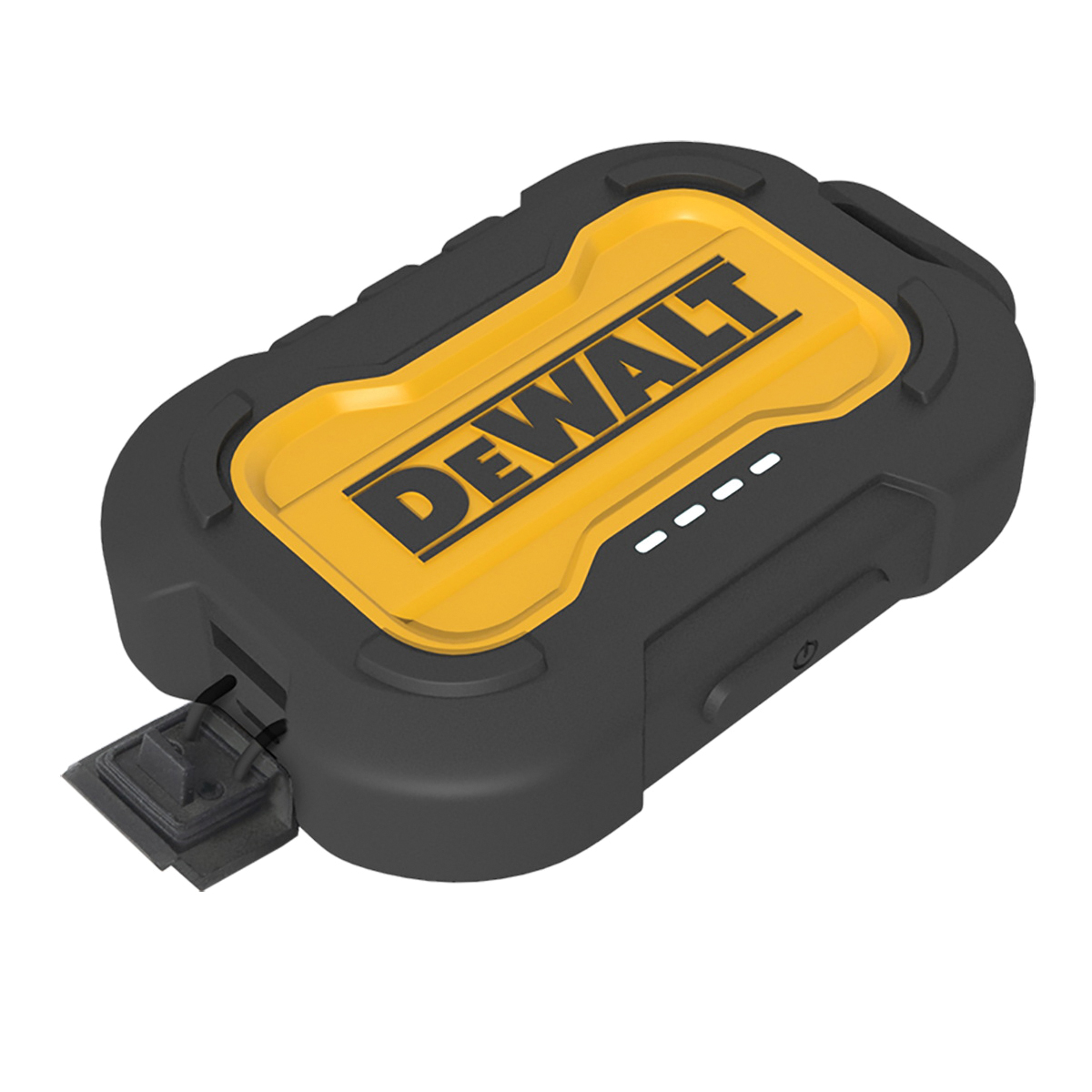 DeWALT 215 1643 DW2 Power Bank, 10,000 mAh Capacity, 2-USB Port, Black