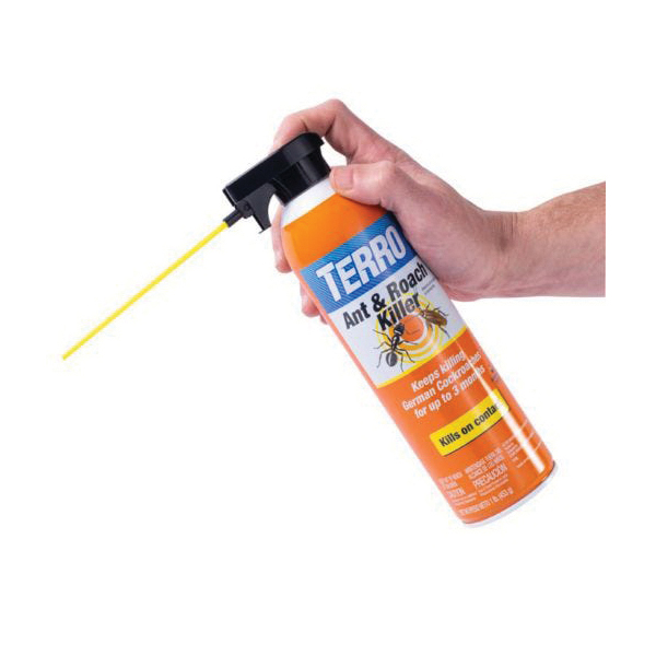 Terro T540 Ant and Roach Killer, Liquid, Spray Application, Indoor, Outdoor, 16 oz, Aerosol Can