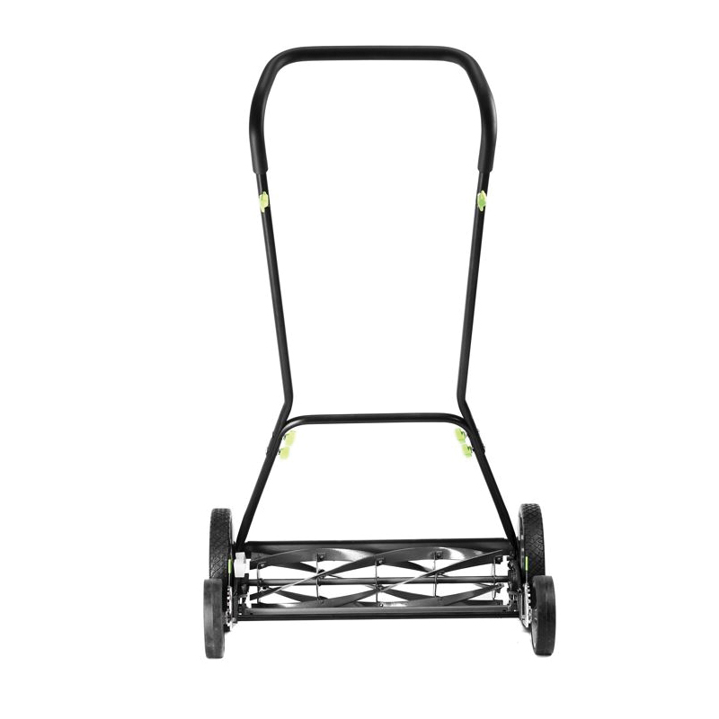 Earthwise 2001-20EW Reel Mower with Trailing Wheels, 20 in W Cutting, 5-Blade, Alloy Steel Blade, Bed Knife Blade - 5
