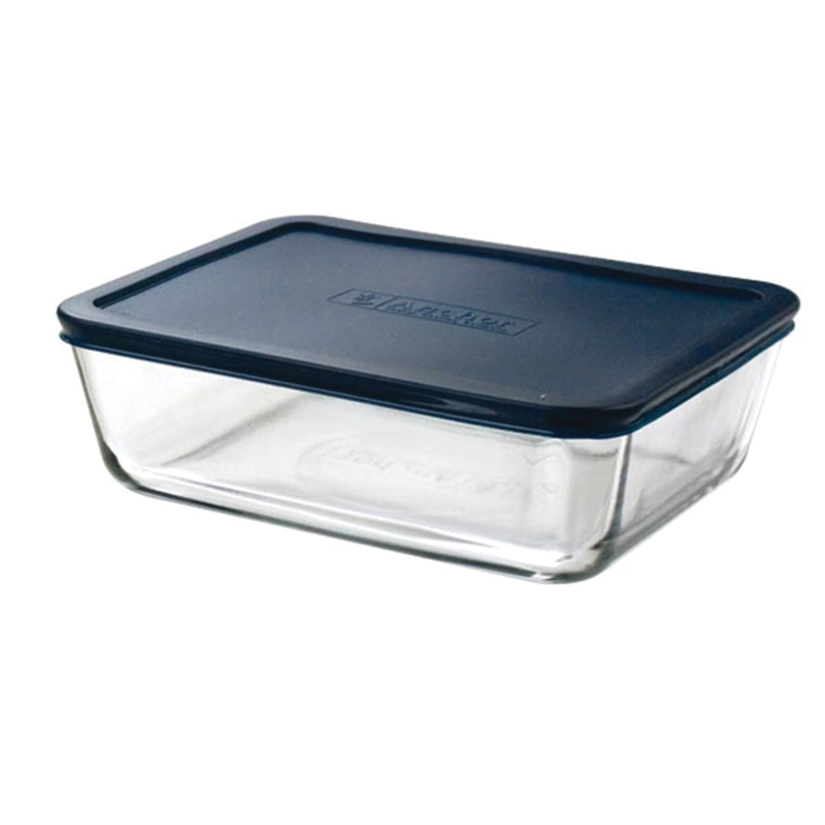 85914L20 Food Storage Container, 11 Cup Capacity, Glass, Clear, 9.8 in W, 3.2 in H