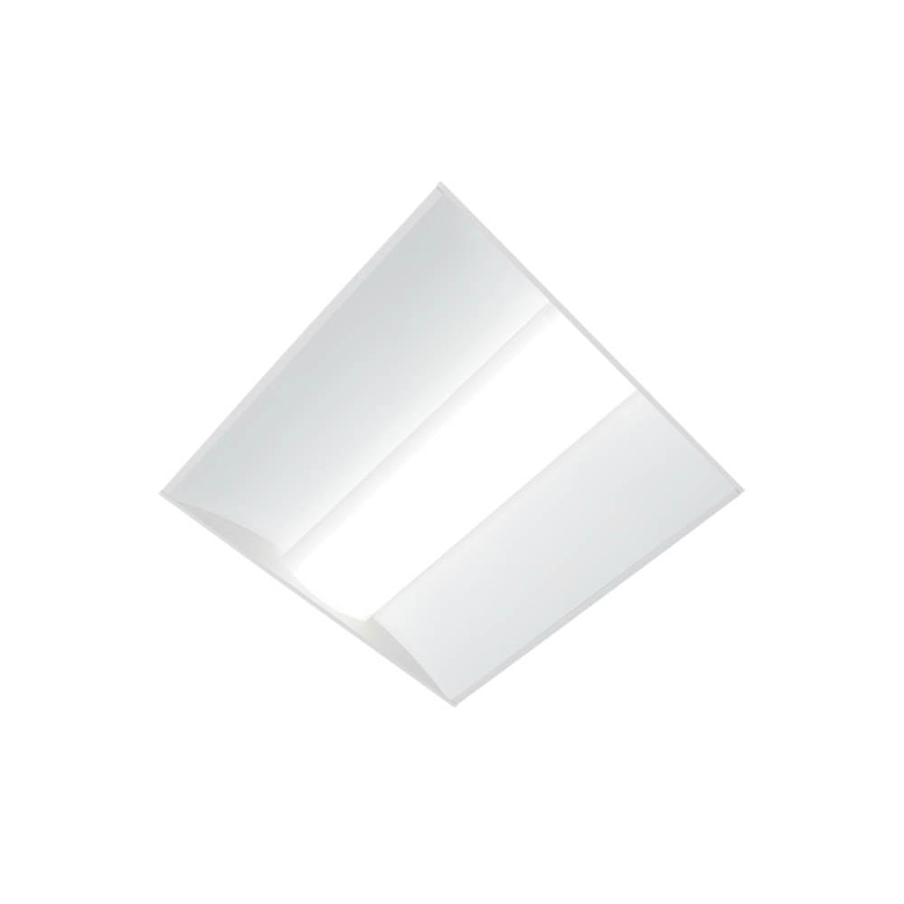 22LCRL3040C Ribbed Lens Troffer, 0.083 A, 120 to 277 V, 23 W, LED Lamp, 3273 Lumens, Steel Fixture