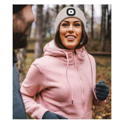 Night Scope Brightside Series NGTSW-PNK Rechargeable LED Beanie, One-Size, Pink - 1