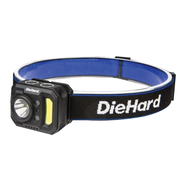 41-6642 Headlamp, Lithium-Ion Battery, 120 to 375 Lumens, 1 hr 45 min Run Time, Black/Blue