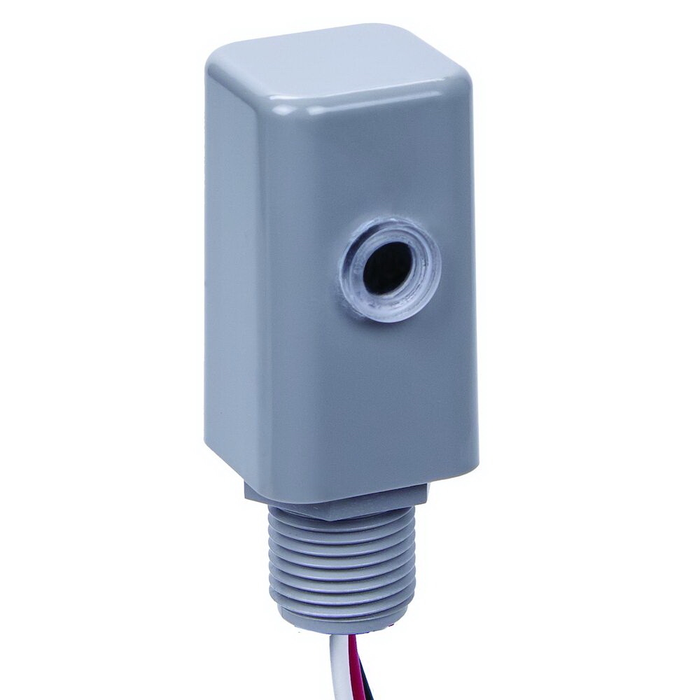 Intermatic NightFox EK4136S Electronic Photocontrol, 120 to 277 VAC, 6 A, Stem - 2