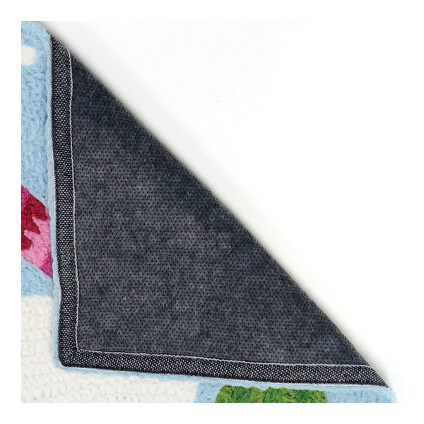 Jellybean JB-VWD005 Accent Rug, 30 in L, 20 in W, Ladybugs on Daisies, Floral Pattern, Polyester Rug