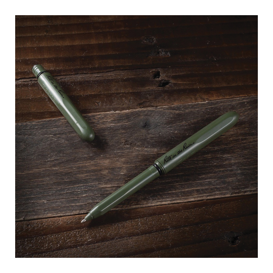 Rite in the Rain OD92 All-Weather Pocket Pen, 0.8 mm, Fine, Black Ink, 2 PK, Olive Drab Barrel Color - 2